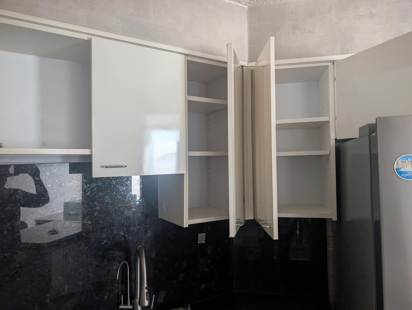 Photo of Corner cabinets over the sink